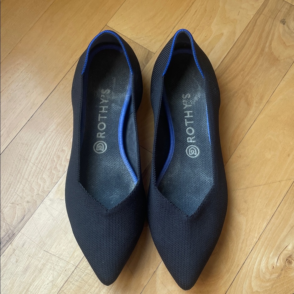 Rothy's Women's Flats in Black and Blue